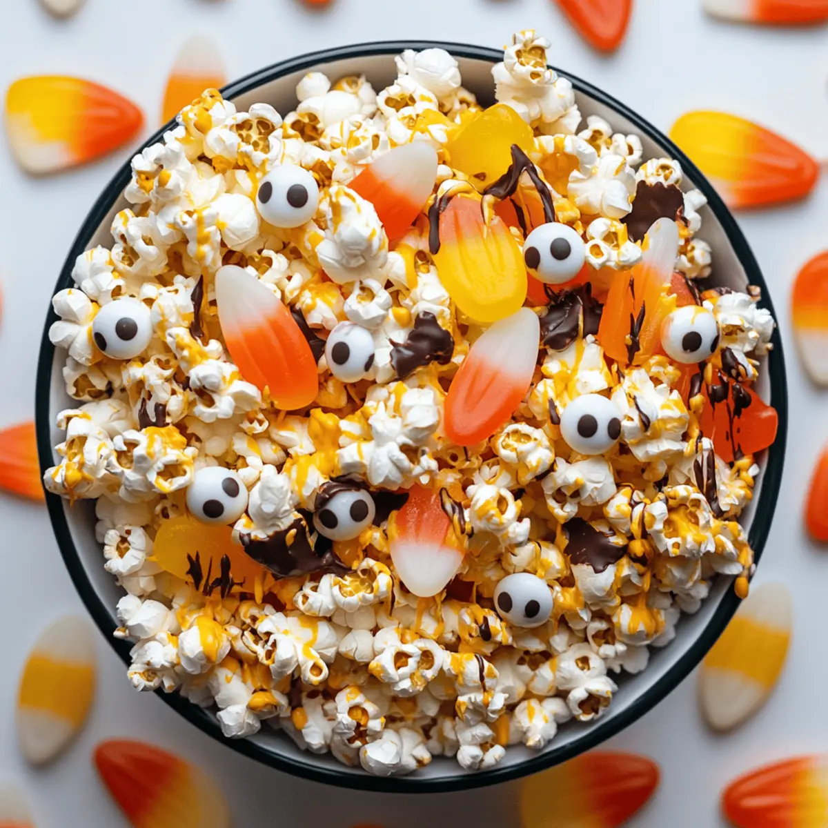 Candy Corn Popcorn: A Sweet & Salty Halloween Treat