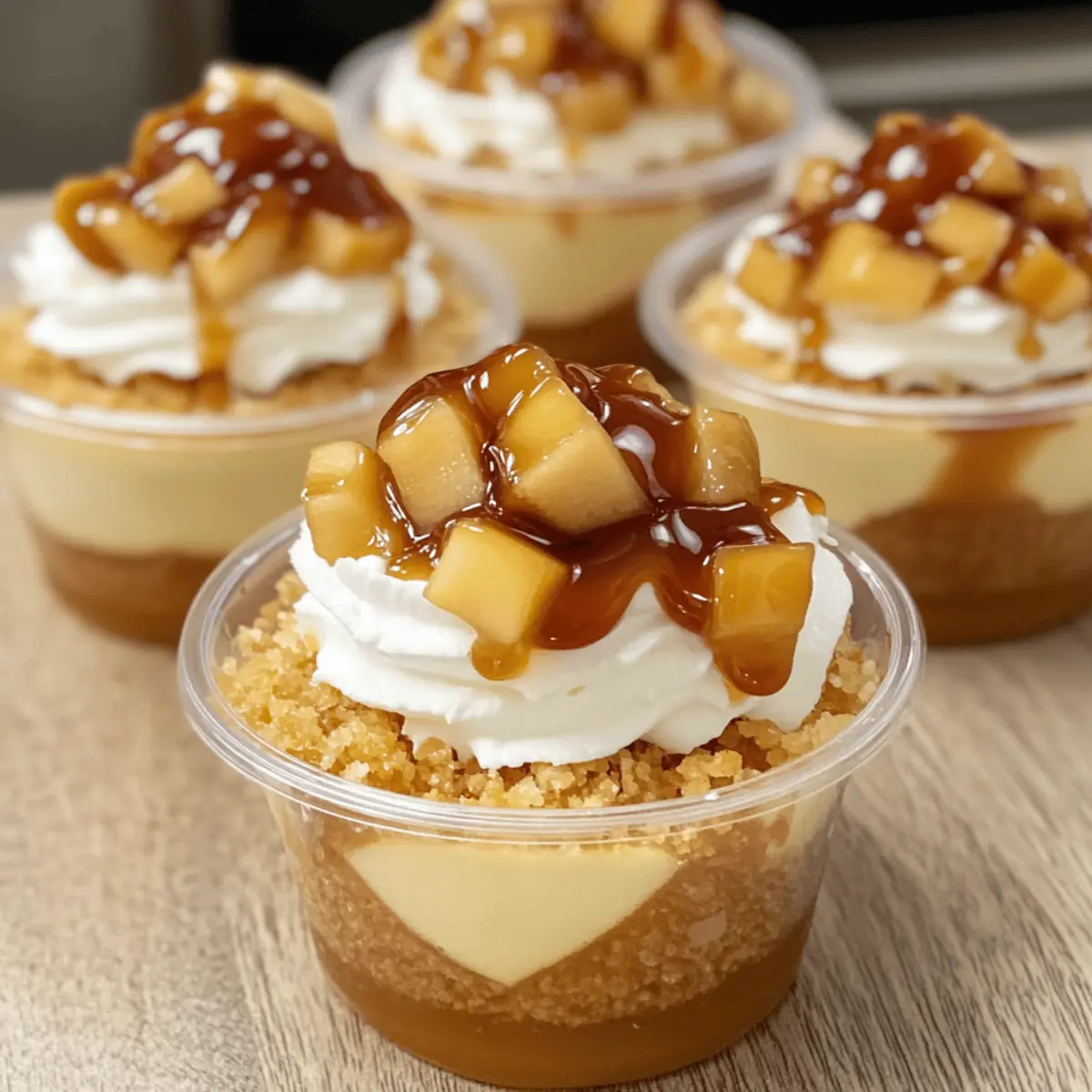 Caramel Apple Dessert Cups for Cozy Fall Indulgence