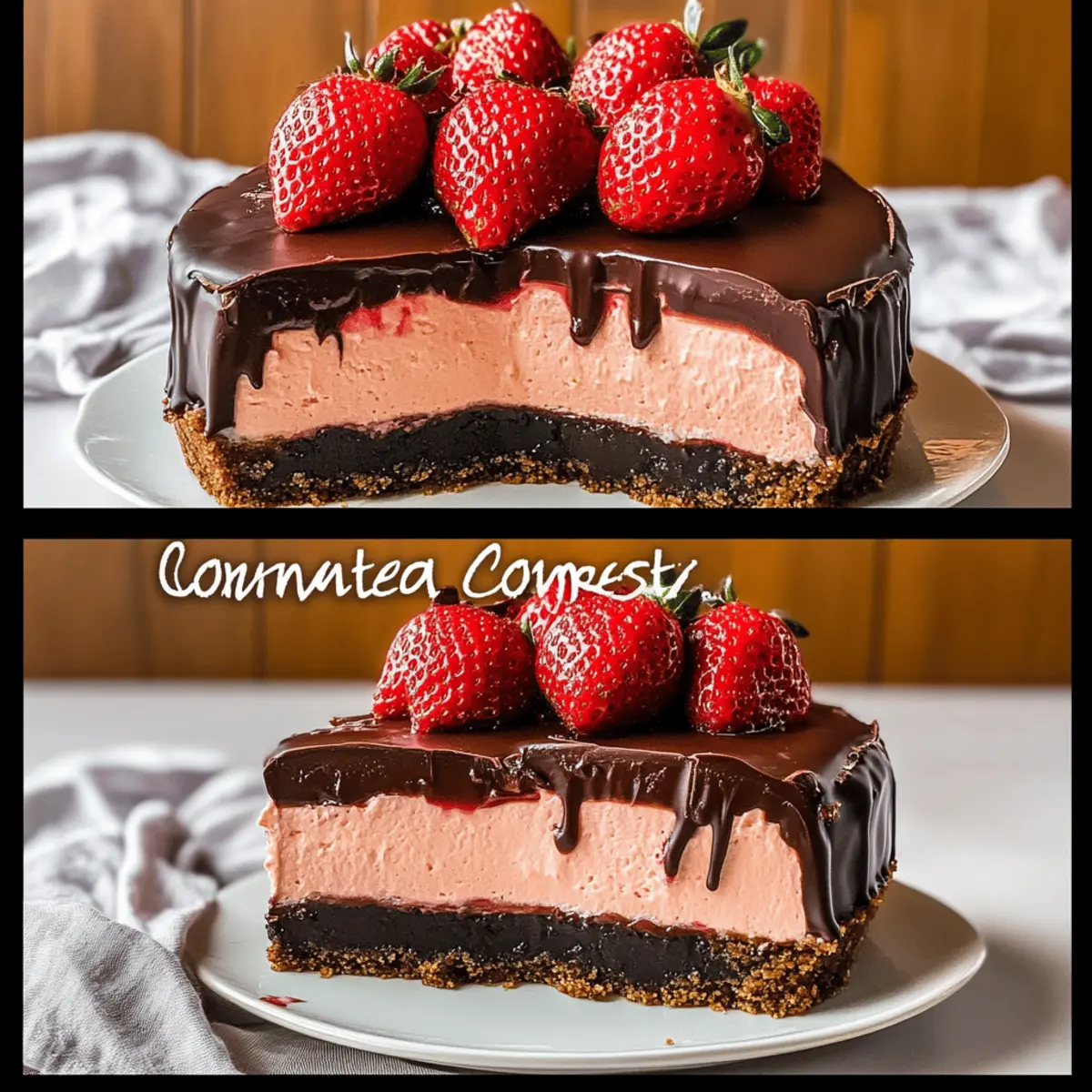 Irresistible Chocolate Covered Strawberry Cheesecake Recipe