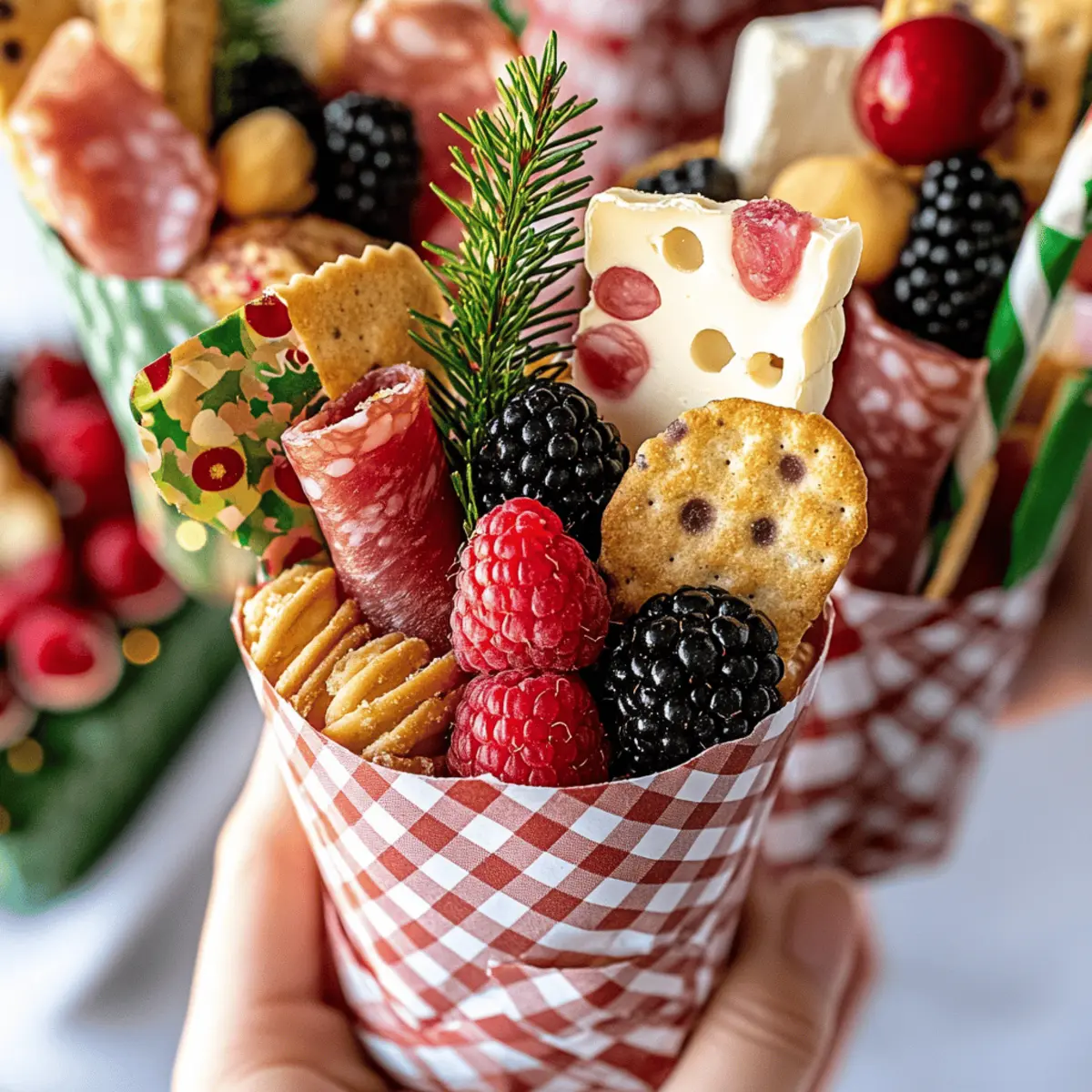Festive Christmas Charcuterie Cups for Joyful Holiday Gatherings