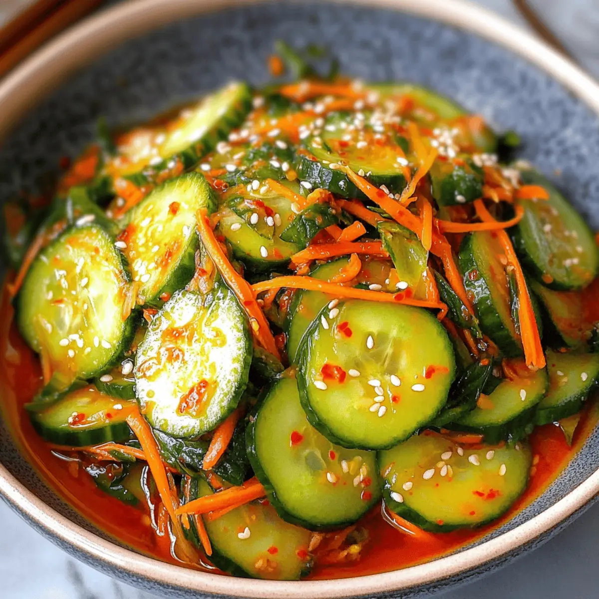 Cucumber Kimchi: Crunchy, Tangy Delight Ready in 20 Minutes