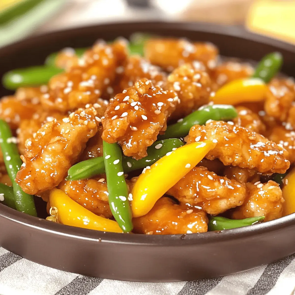 Delicious Express Honey Sesame Chicken Made Healthier at Home
