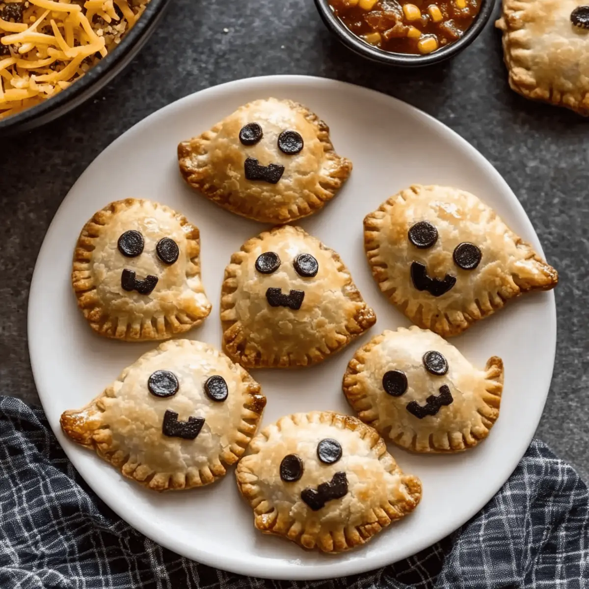 Spooky Ghost Taco Hand Pies for a Fun Halloween Feast