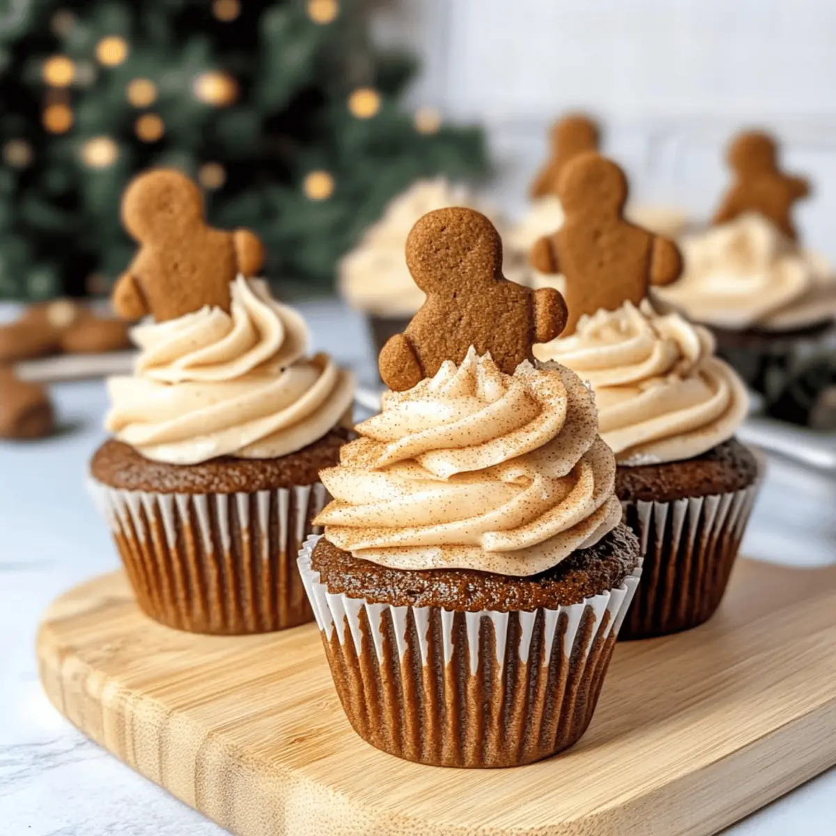 Gingerbread Latte Cupcakes That Bring Holiday Cheer