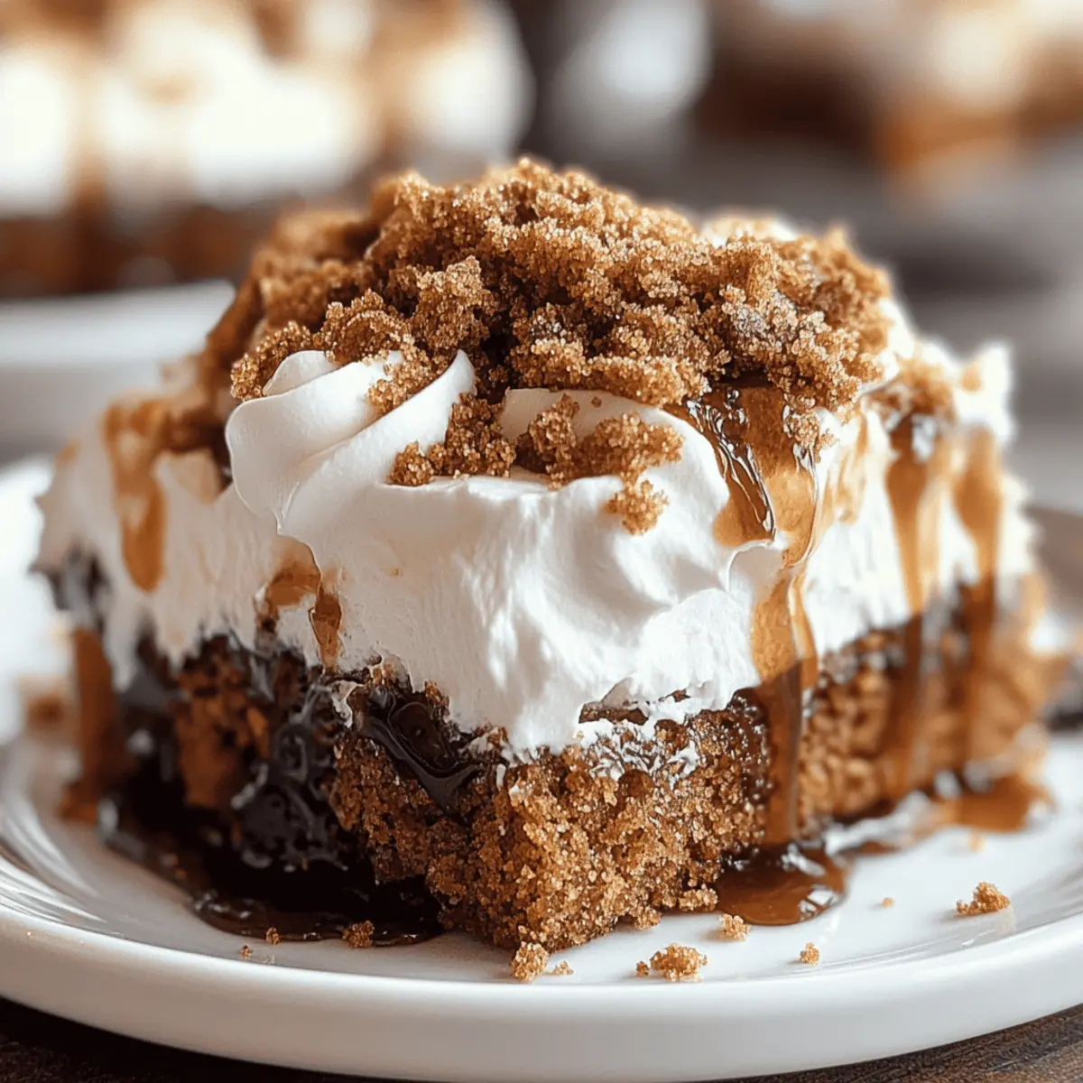 Irresistible Gingerbread Poke Cake for Cozy Holiday Gatherings