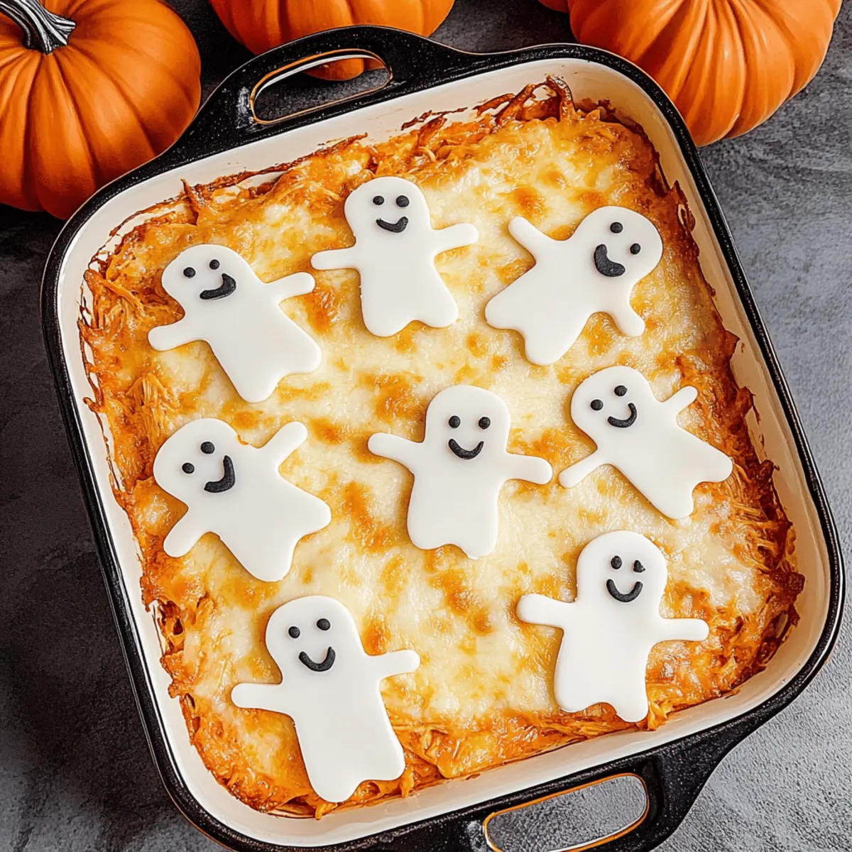 Spooky Halloween Buffalo Chicken Dip That Everyone Will Love