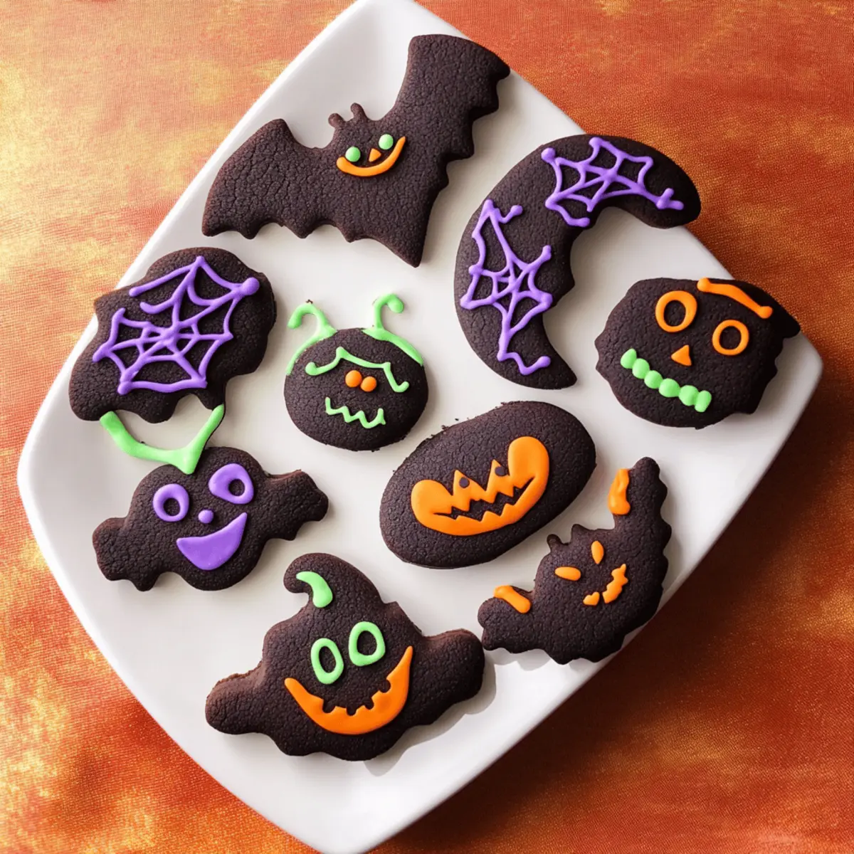 Spooky-Sweet Halloween Decorated Cookies for Family Fun