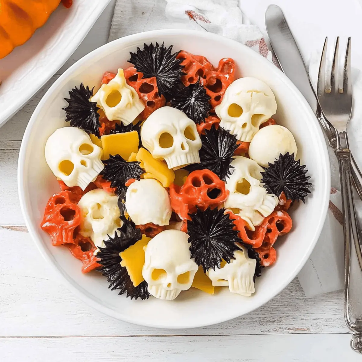 Cheesy Mozzarella Cheese Skulls for a Spooktacular Halloween