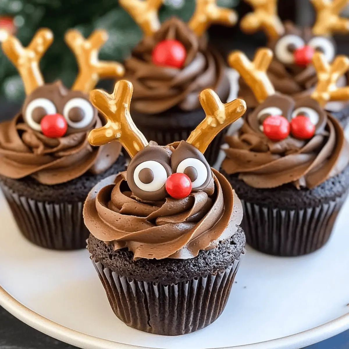 Reindeer Cupcakes: Festive Fun for Your Holiday Table