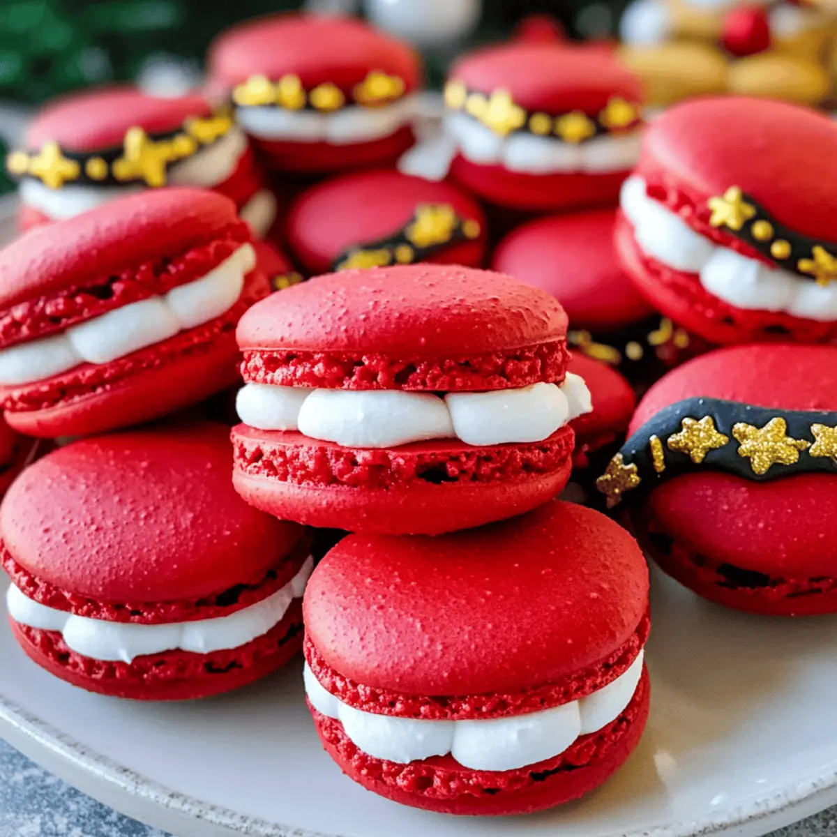 Delightful Santa Claus Macarons to Sweeten Your Holidays