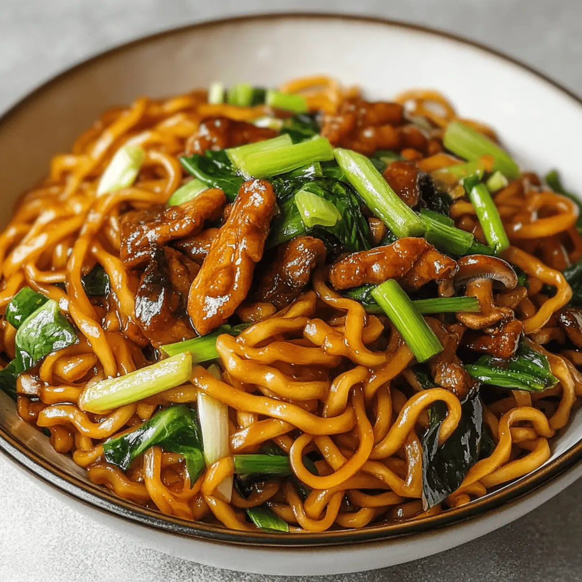 Savory Shanghai Fried Noodles in Just 30 Minutes