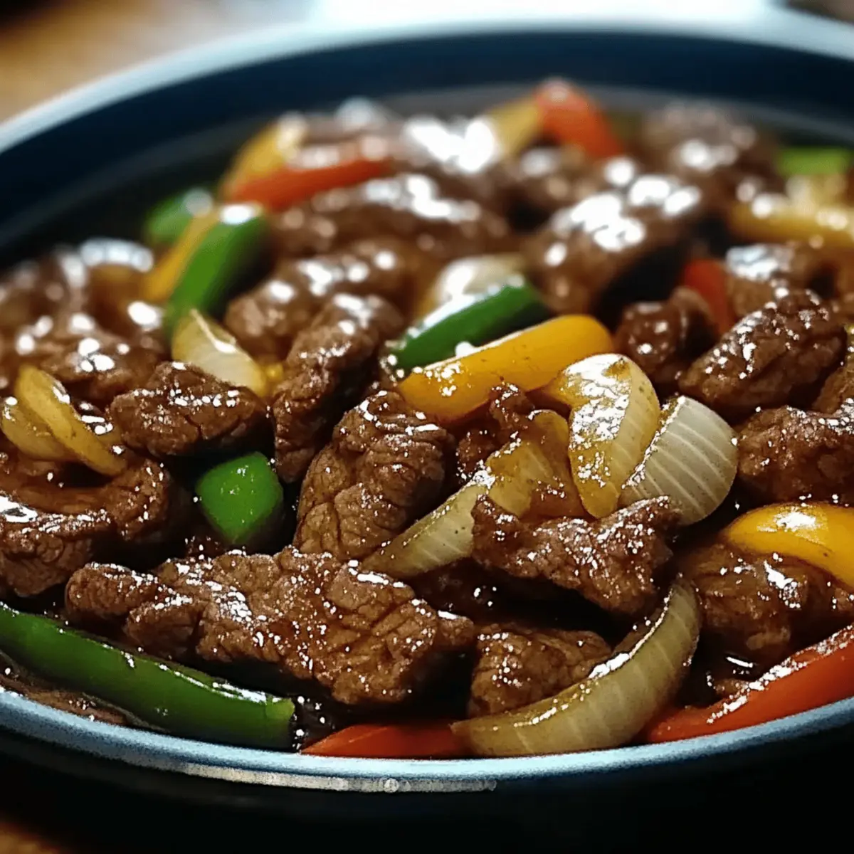 Sizzling Chinese Pepper Steak with Onions Ready in 30 Minutes