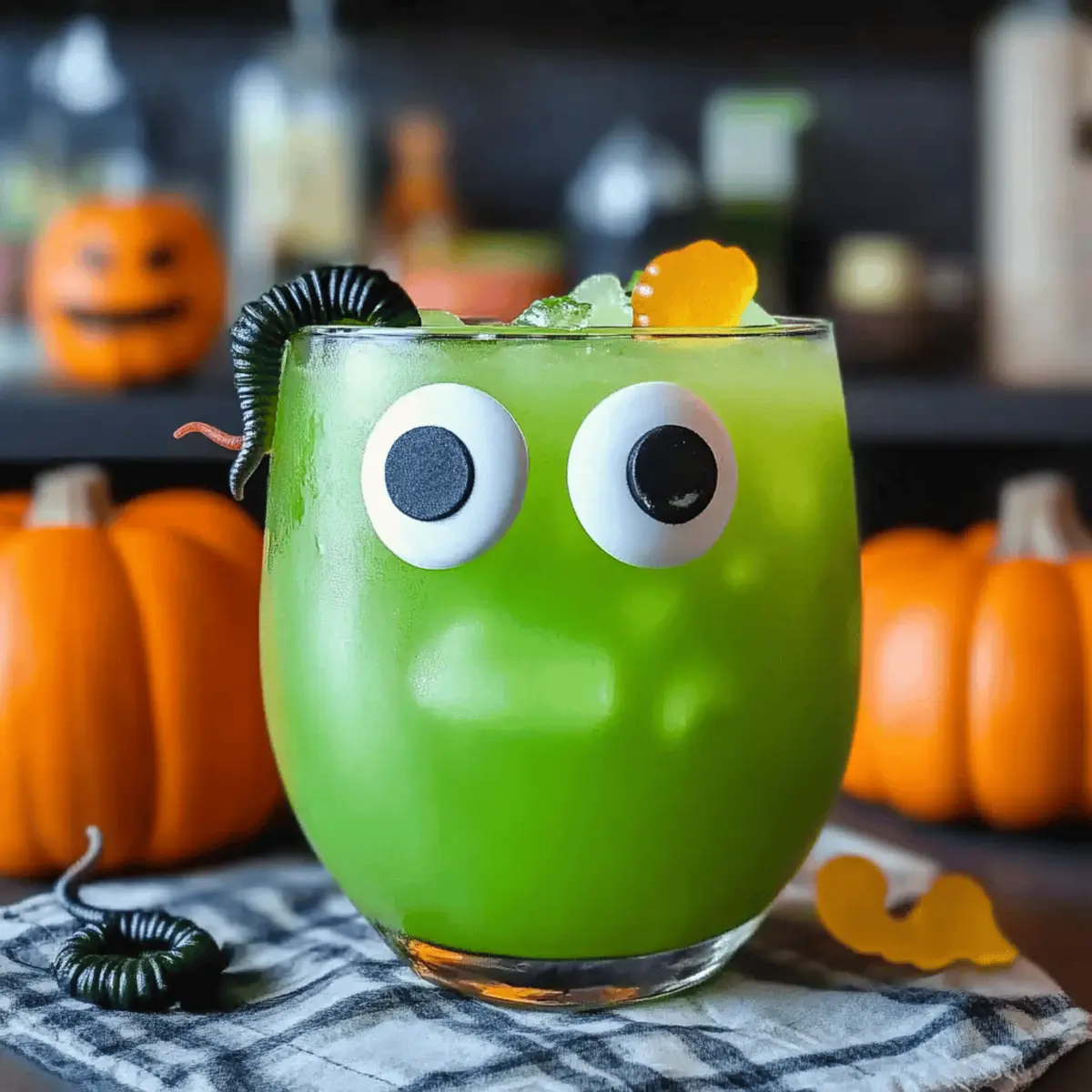 Slime Punch Mocktail: A Fun, Spooky Drink for All Ages
