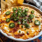 Spicy Cheesy Baked Football Dip