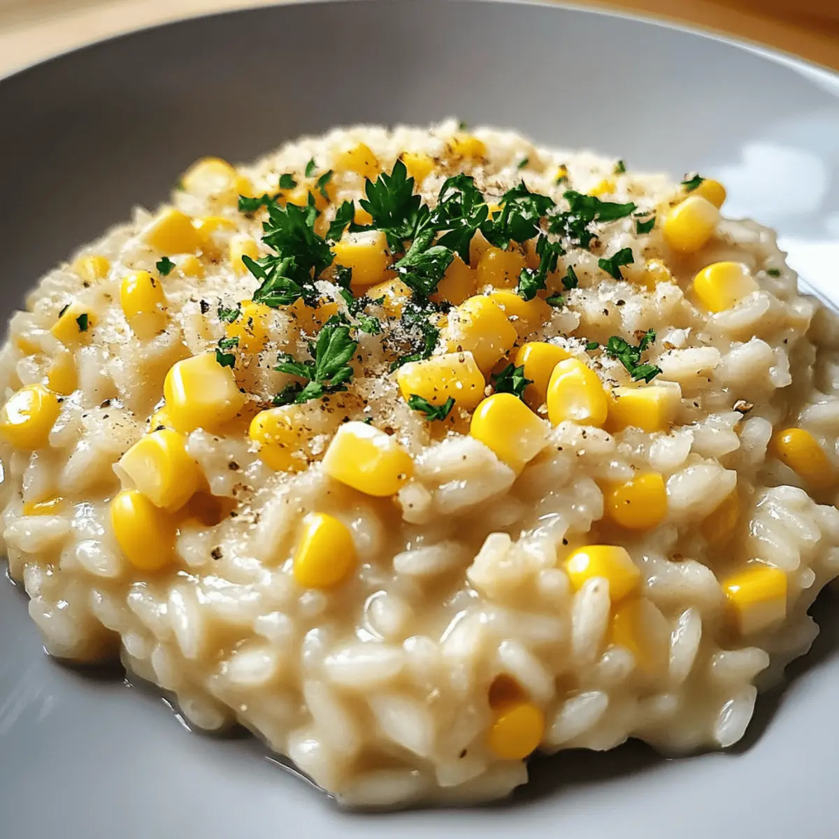 Sweet Corn Risotto: Creamy Comfort for Happy Hearts