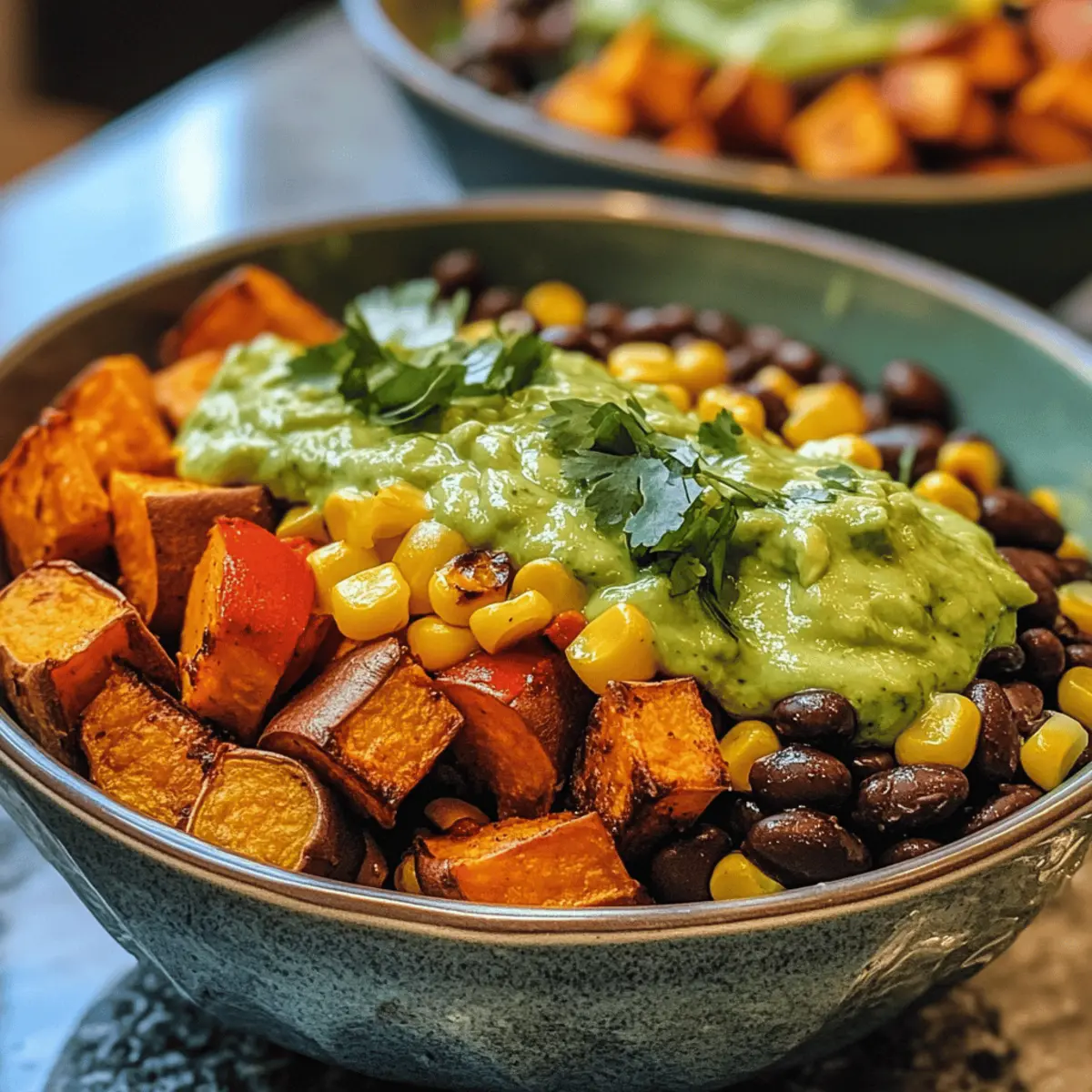 Sweet Potato and Black Bean Bowl: A Zesty Dinner Delight