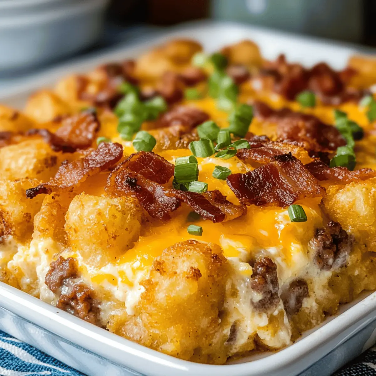 Tater Tot Breakfast Casserole: A Cozy Family Favorite