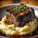 Braised Short Ribs with Mashed Potatoes