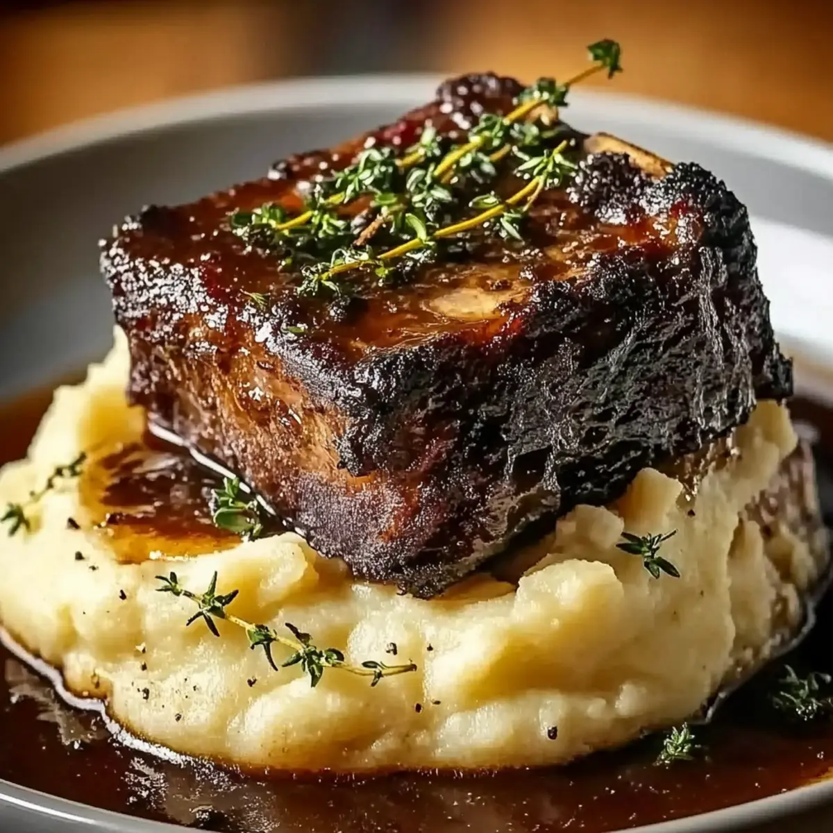 Savory Braised Short Ribs with Dreamy Mashed Potatoes