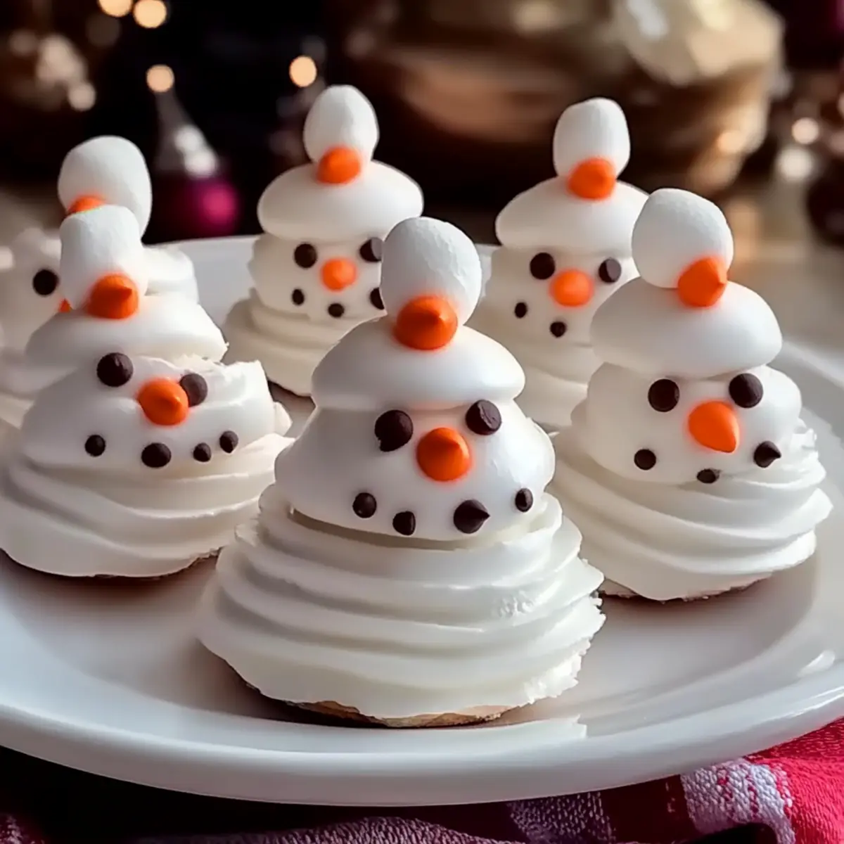 Meringue Snowmen Cookies: Create Festive Whimsy at Home