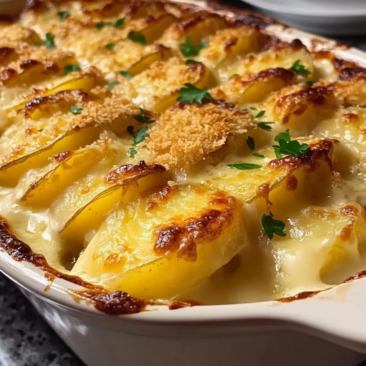 Dad’s Creamy & Cheesy Au Gratin Potatoes for Ultimate Comfort