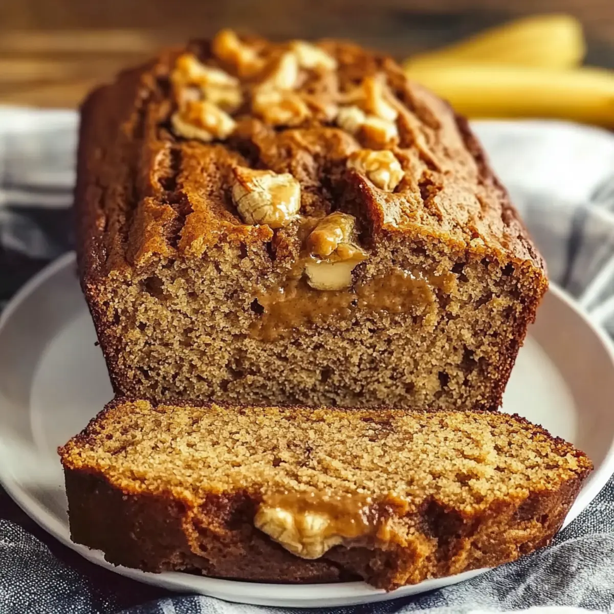 Irresistibly Moist Peanut Butter Banana Bread Recipe