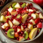 Winter Fruit Salad with Cinnamon Vanilla Dressing