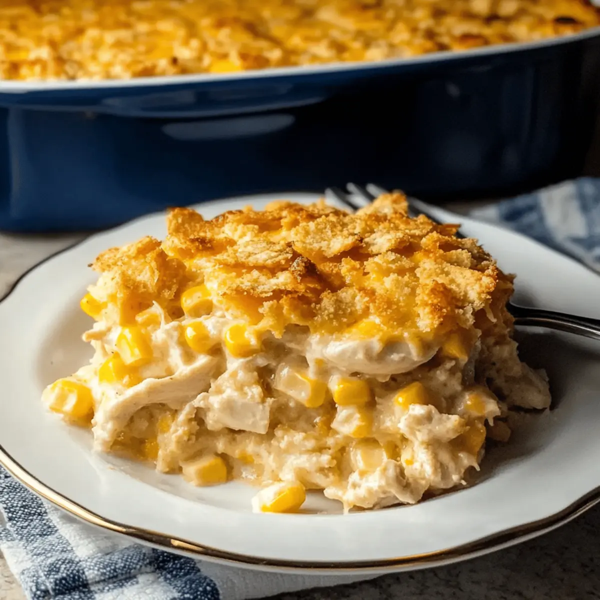 Amish Chicken Corn Casserole: Creamy Comfort Food Delight