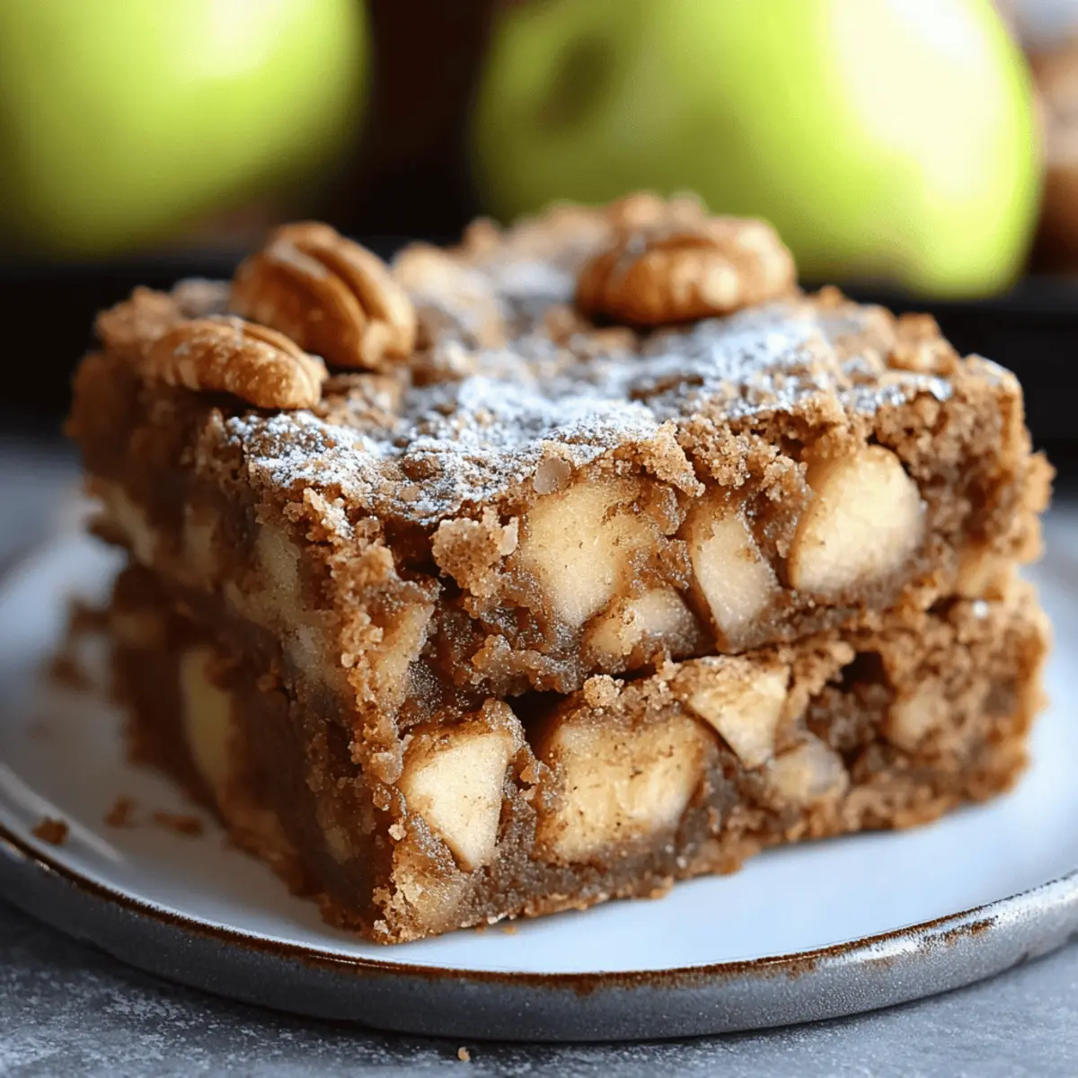 Apple Brownies: Irresistibly Chewy Apple Cinnamon Blondies
