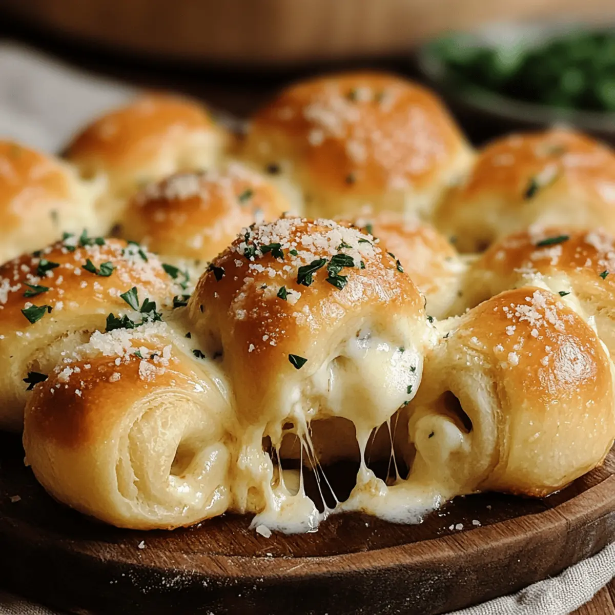 Cheese-Filled Garlic Knots That Melt Hearts with Every Bite
