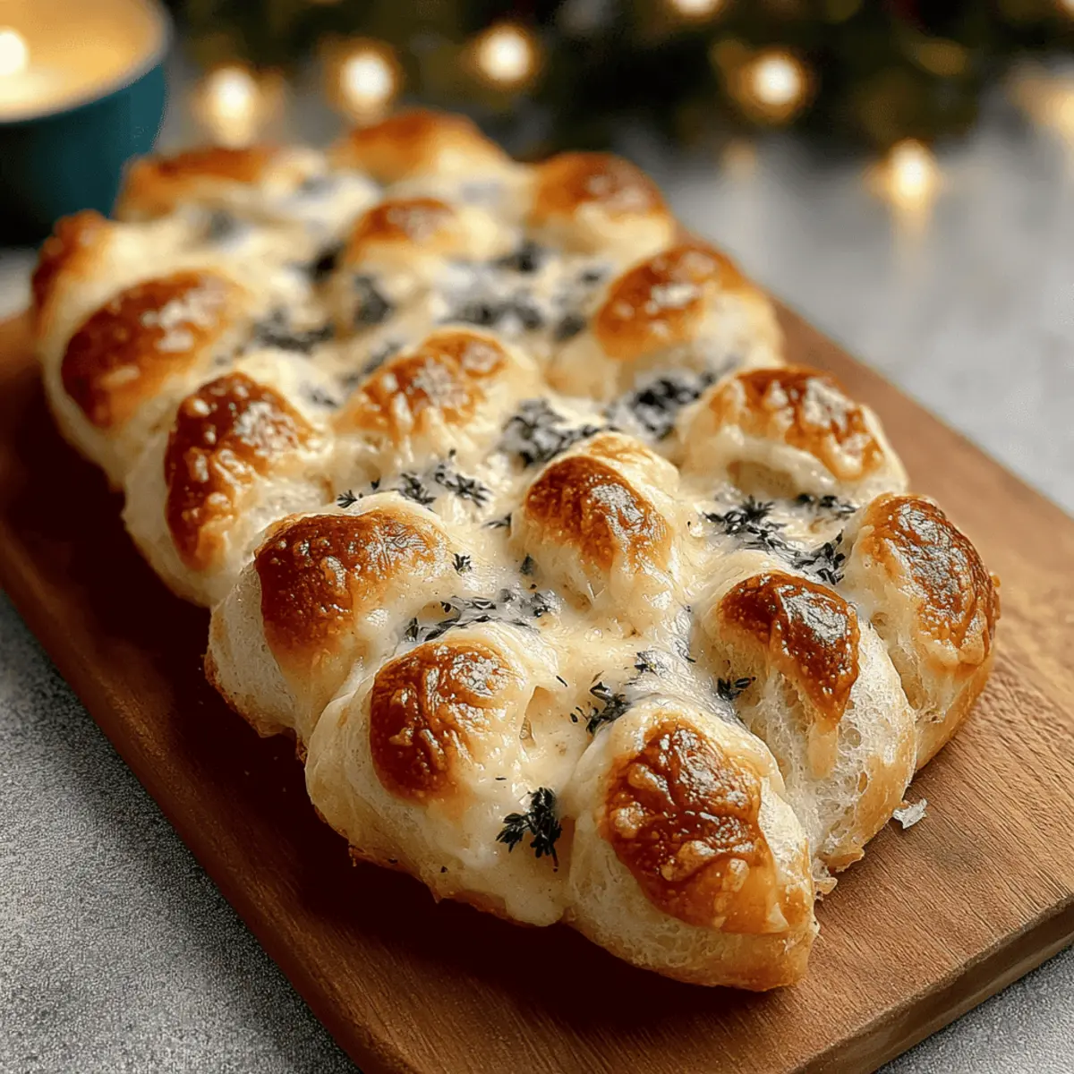Cheesy Christmas Tree Bread That's Festive and Fun to Share