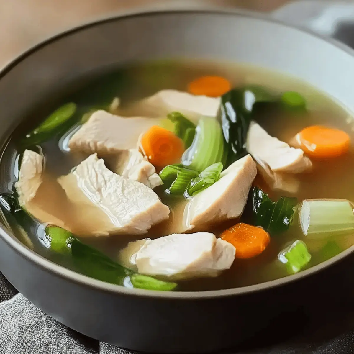 Comforting Chicken Miso Soup for a Cozy Night In