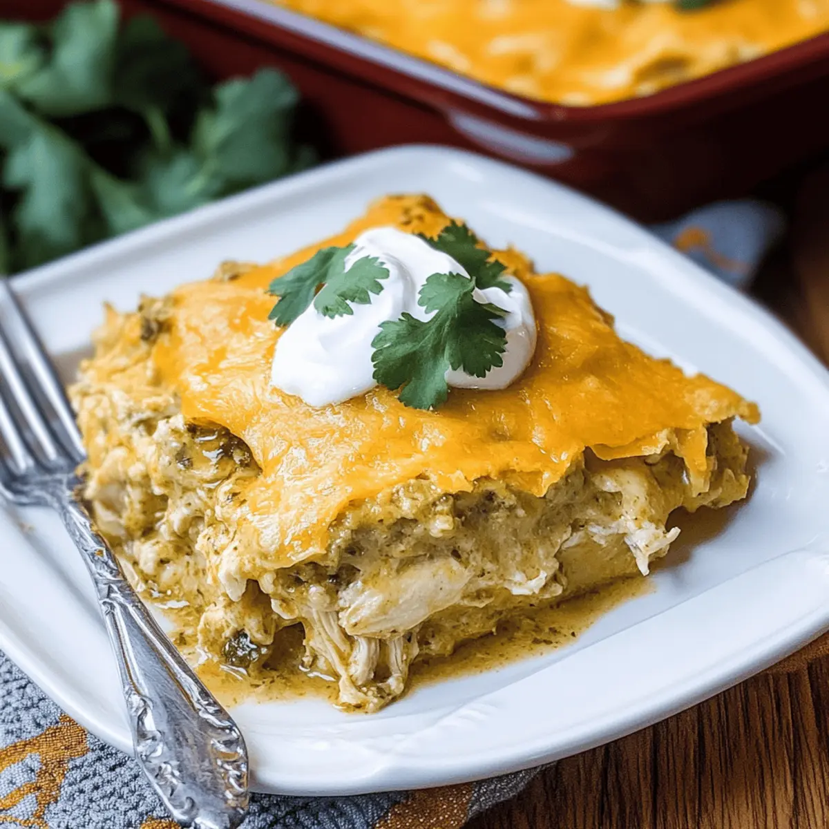 Comforting Chile Verde Chicken Tamale Casserole Made Easy