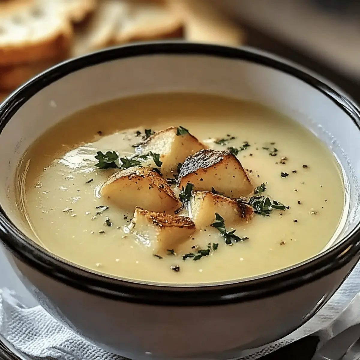 Cozy Up with Country French Garlic Soup for Comforting Flavor
