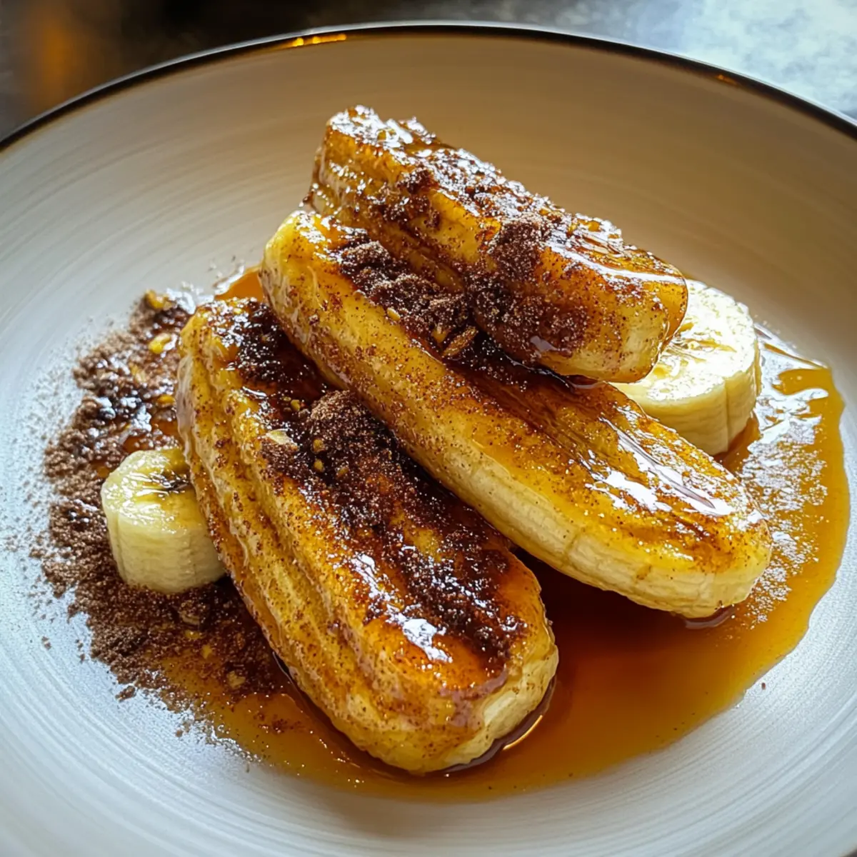 Fried Bananas with Cinnamon Butter Sauce: A Sweet Escape