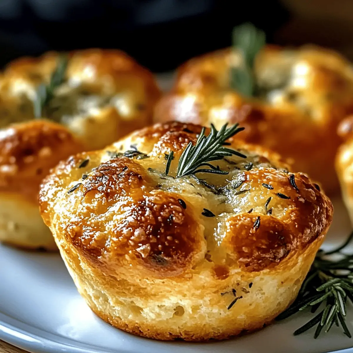 Garlic Rosemary Focaccia Muffins: Your New Favorite Snack