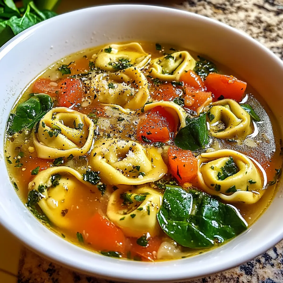 Comforting Healthy Tortellini Soup for a Cozy Night In
