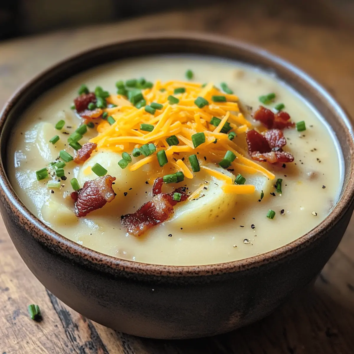 Creamy Homemade Potato Soup for Ultimate Comfort Bliss