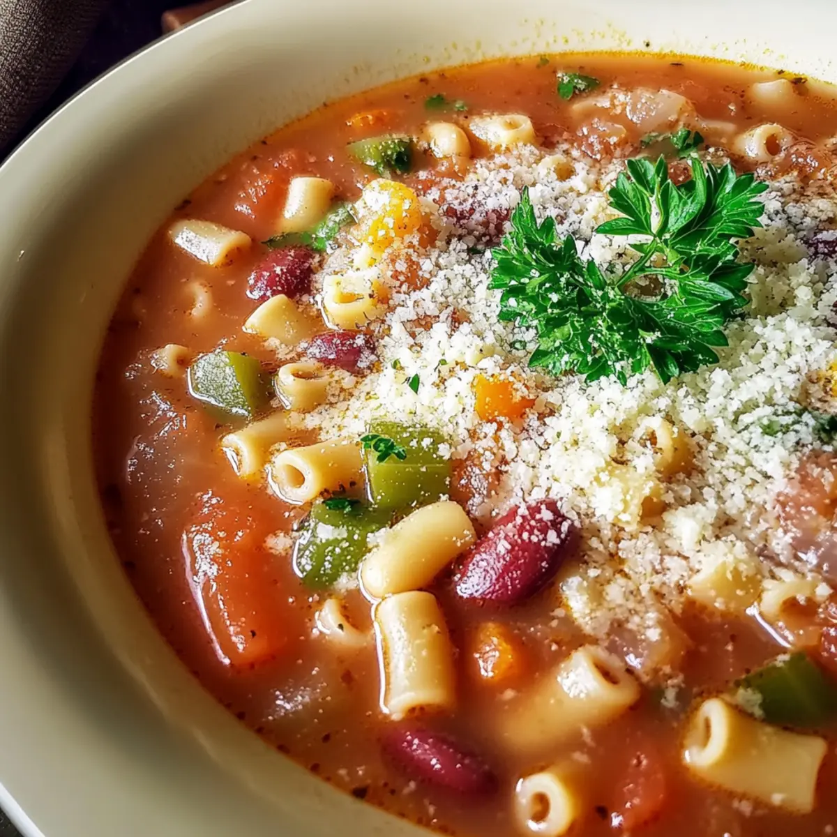 Comfort in a Bowl: Hearty Italian Pasta Fagioli Soup