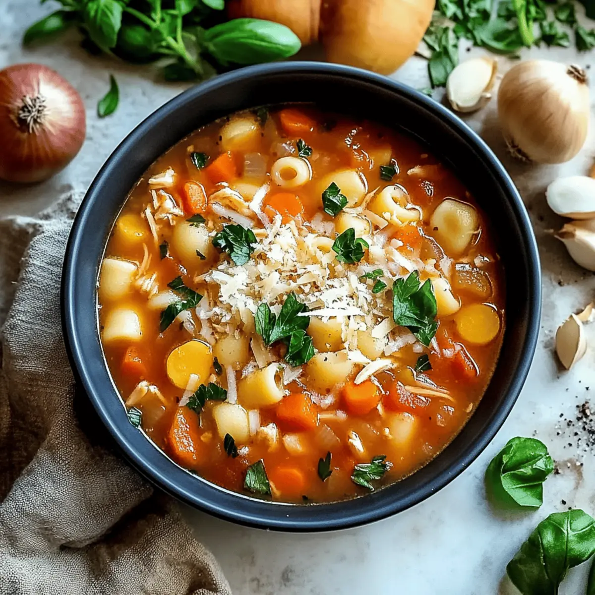 Soul-Warming Italian Penicillin Soup for Cozy Nights