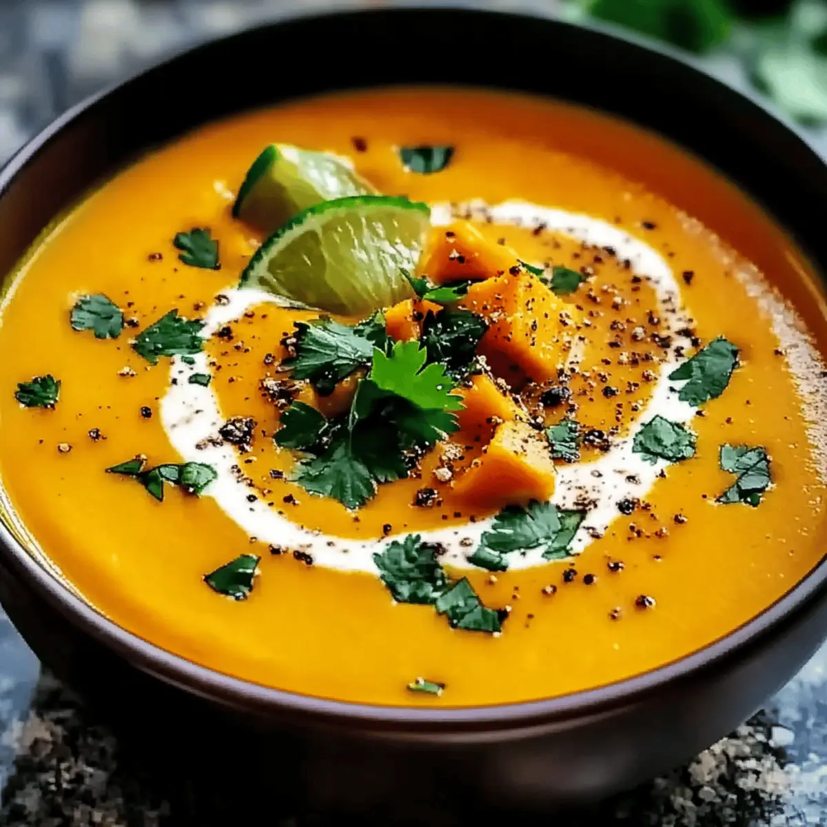 Warm Up with Spicy Butternut Squash Sweet Potato Soup