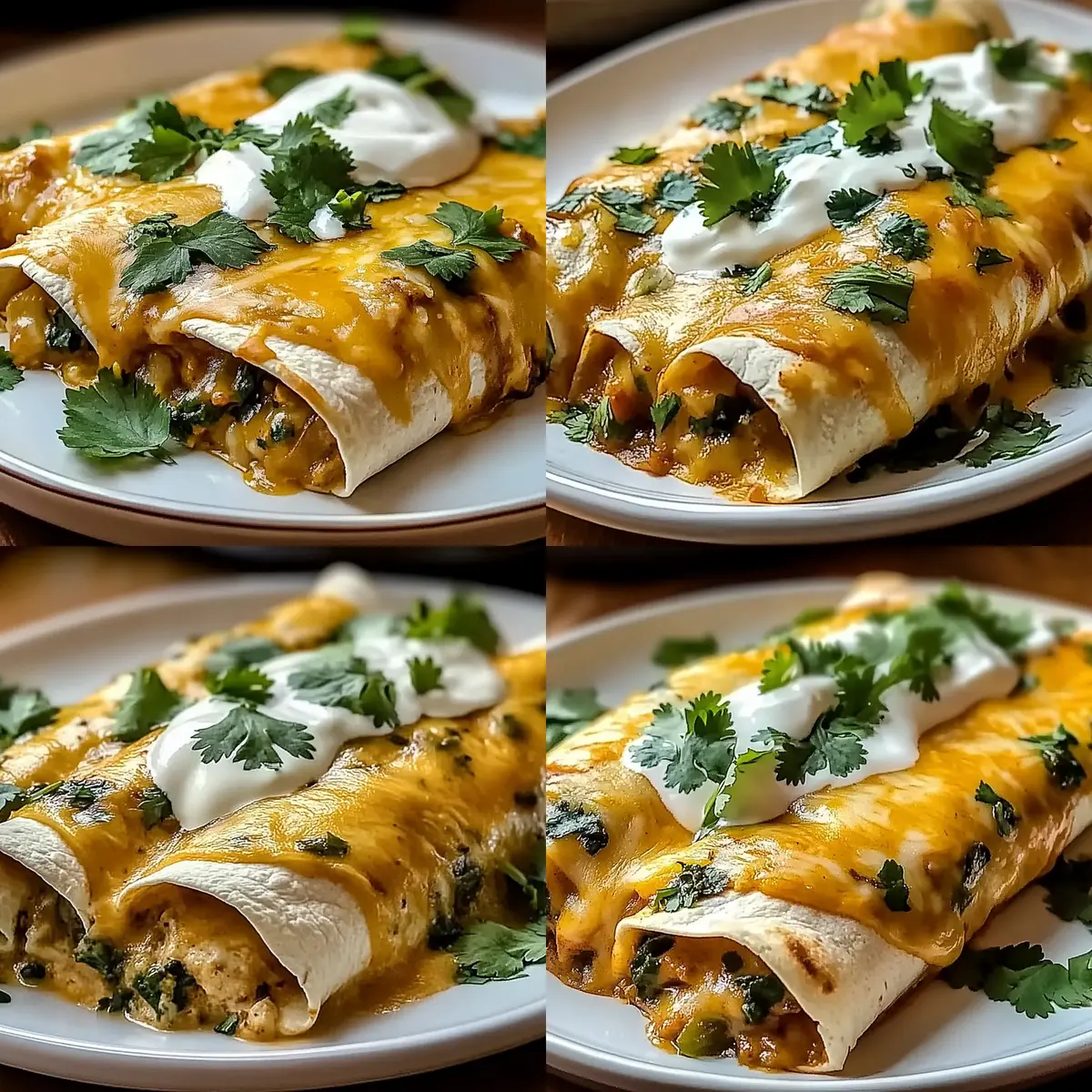 Delicious Spicy Hatch Chile Enchiladas for a Cozy Dinner