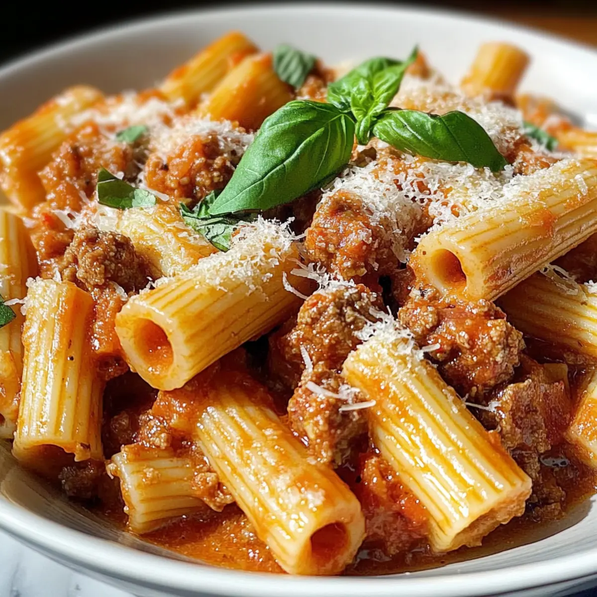 Savory Creamy Spicy Italian Rigatoni for Cozy Nights