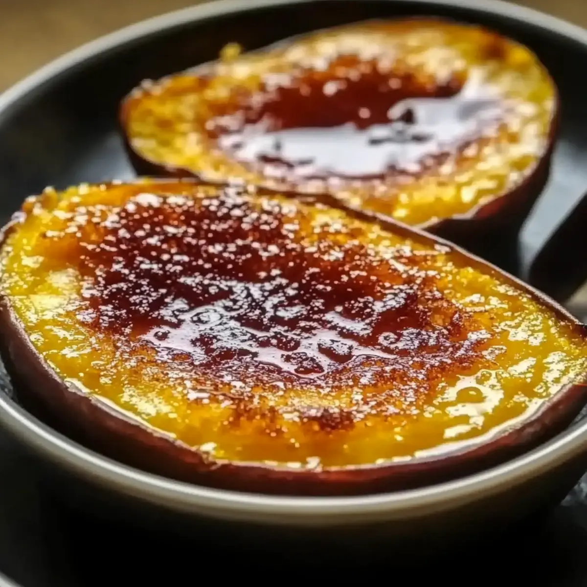 Indulge in Japanese Sweet Potato Crème Brûlée Bliss