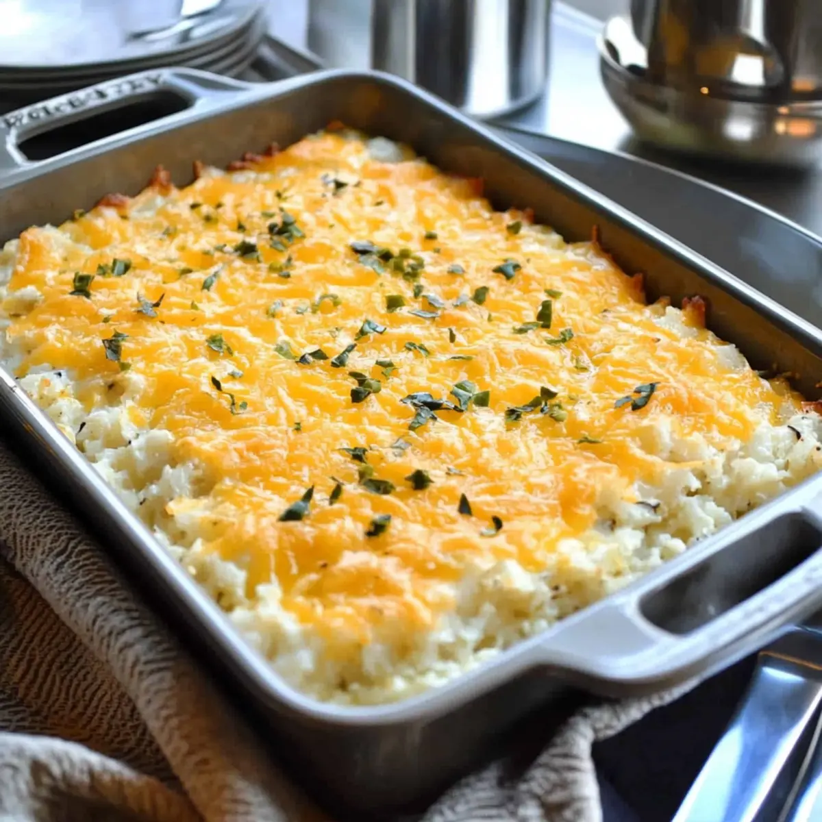 Delicious Green Chile Cauliflower Casserole for Keto Comfort