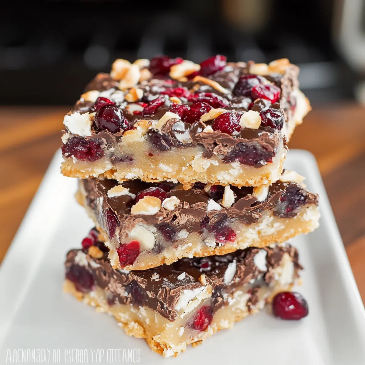 Irresistible Dark Chocolate Cranberry Magic Bars to Delight You