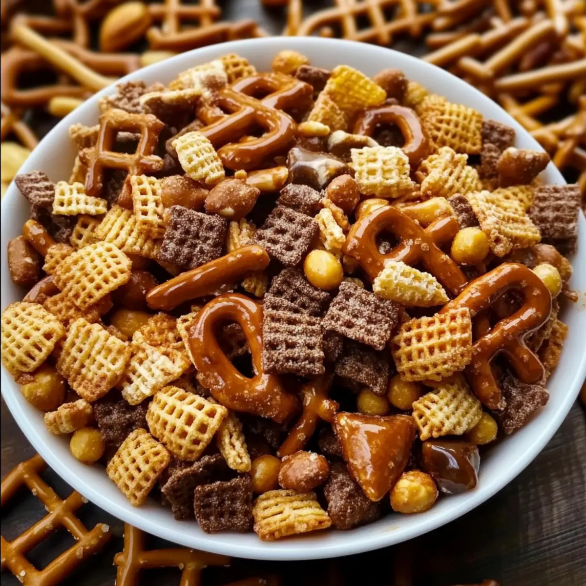 Sweet & Smoky Party Mix for Perfect Crunchy Snacking