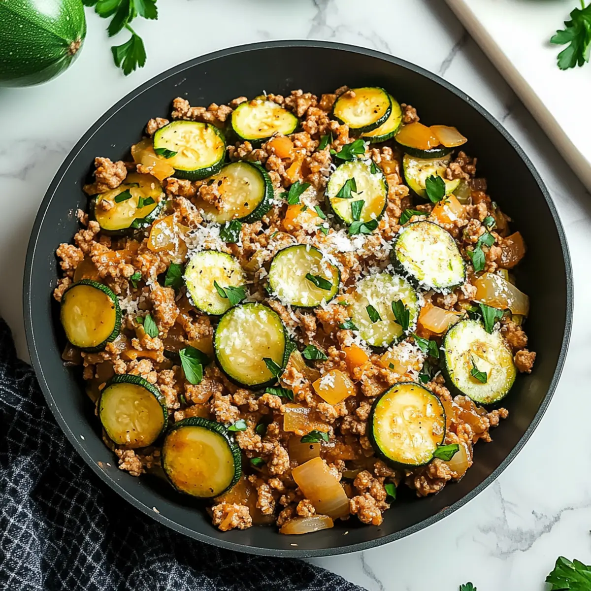 Healthy Ground Turkey and Zucchini Skillet for Busy Nights