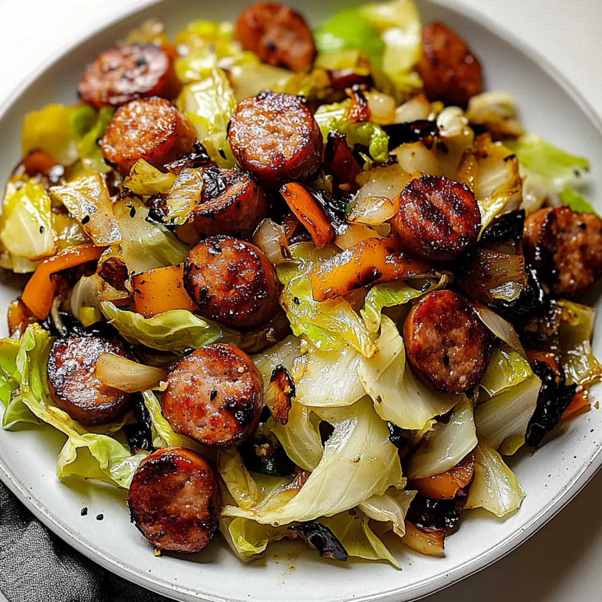 Savor This Sausage and Cabbage Stir Fry in Just 20 Minutes