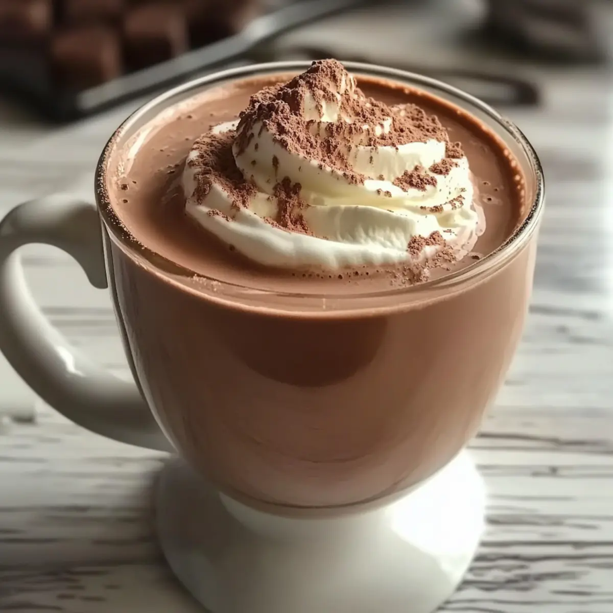 Indulge in Velvety Thick Italian Hot Chocolate Bliss